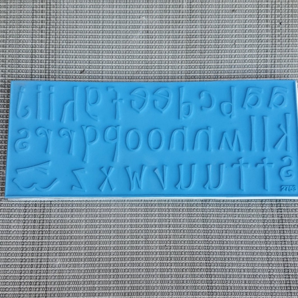 💥Alphabet TAC Acrylic Stamp Set lowercase